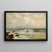 Vents d'été, plage de Long Branch, New Jersey - Francis Augustus Silva — framed artwork on a wall