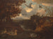 Canards et autres oiseaux près d'un ruisseau dans un paysage à l'italienne - Francis Barlow — artwork view