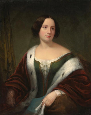 an unidentified woman - Francis Bicknell Carpenter — artwork view