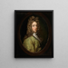 Portrait of a Young Man - Francis Bindon — framed artwork on a wall
