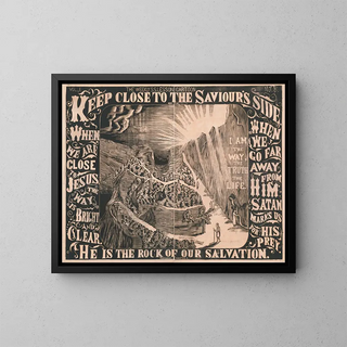 The Sunday School Lesson Vol. 1 No 8 - Francis Bodine — framed artwork on a wall