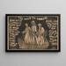 The Road to Emmaus - Francis Bodine — framed artwork on a wall