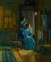At the Window - Francis Coates Jones — artwork view