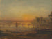 Morning on the shores of Lake Zurich with pilgrims embarking for Einsiedeln Abbey - Francis Danby — artwork view