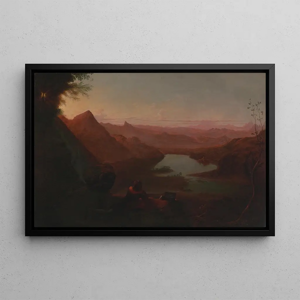 The painter's holidays - Francis Danby — framed artwork on a wall