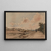 La Porte des Poissonniers 18th arrondissement - Francis Garat — framed artwork on a wall