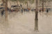 The Bus Station on Avenue des Gobelins, 5th arrondissement or 13th arrondissement - Francis Garat — artwork view