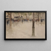 The Bus Station on Avenue des Gobelins, 5th arrondissement or 13th arrondissement - Francis Garat — framed artwork on a wall
