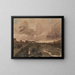 Vue du boulevard de Lorraine, 17e arrondissement, avenue de la porte Pouchet, limite du territoire de Clichy - Francis Garat — framed artwork on a wall