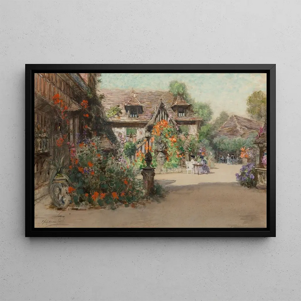 L'Auberge de Will - Francis Hopkinson Smith — framed artwork on a wall