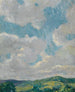 Study of clouds from the hills of Litchfield, Connecticut - Francis Luis Mora — artwork view