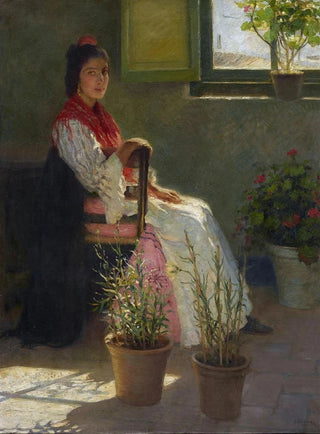 Gitane and Sun Gitana y Sol - Francis Luis Mora — artwork view