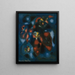 Abstract Painting - Francis Picabia — framed artwork on a wall