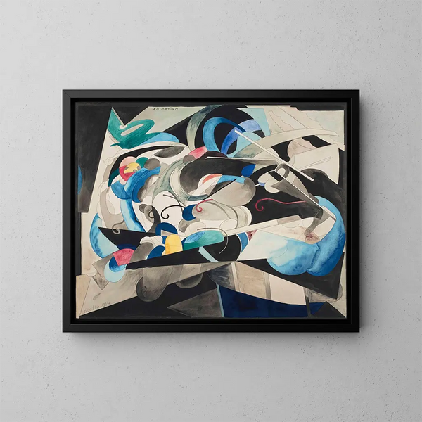 Animation - Francis Picabia — framed artwork on a wall