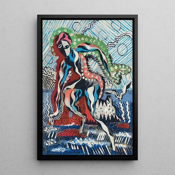 Bather - Francis Picabia — framed artwork on a wall