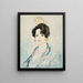 Black Earrings - Francis Picabia — framed artwork on a wall