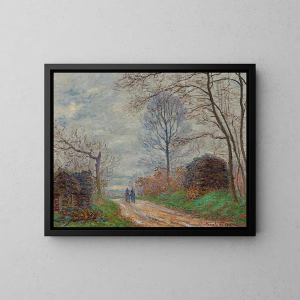 Chemin des Sablons à Moret - Francis Picabia — framed artwork on a wall
