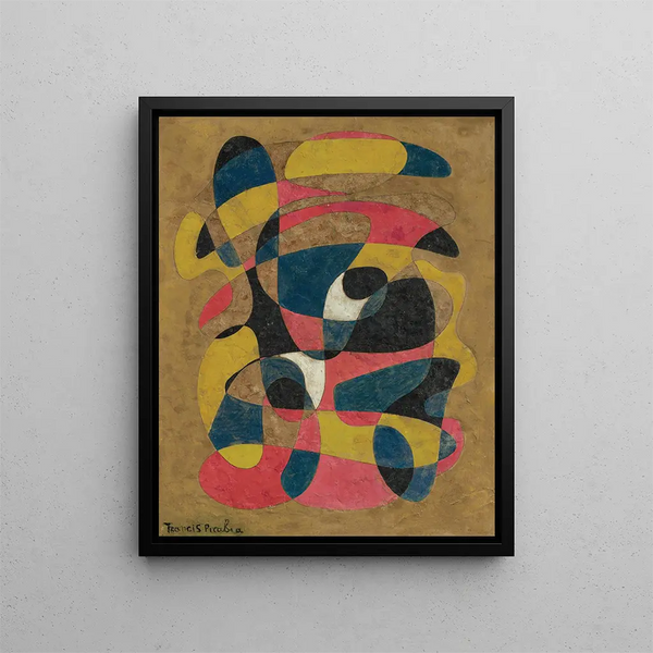 Composition - Francis Picabia — framed artwork on a wall