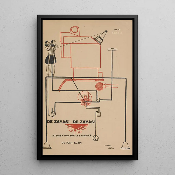 J'ai vu - Francis Picabia — framed artwork on a wall