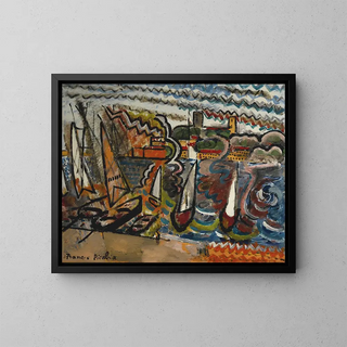 Le Port - Francis Picabia — framed artwork on a wall