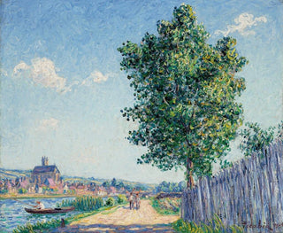 Le peuplier, sunlight effect in Villeneuve-sur-Yonne - Francis Picabia — artwork view