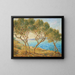 Les oliviers, effet de soleil à Martigues - Francis Picabia — framed artwork on a wall