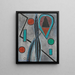 Now and Then - Francis Picabia — framed artwork on a wall