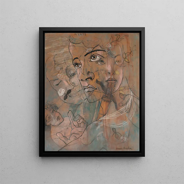 Myrte - Francis Picabia — framed artwork on a wall