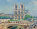 Notre-Dame under the effect of the sun - Francis Picabia — artwork view