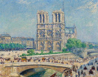 Notre-Dame under the effect of the sun - Francis Picabia — artwork view