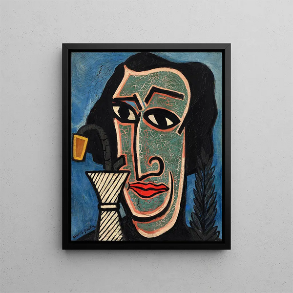 Spanish Pot Painting - Francis Picabia — framed artwork on a wall