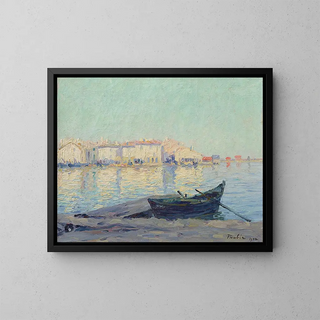 Untitled, Port of Martigues - Francis Picabia — framed artwork on a wall