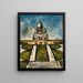 Untitled Sacred Heart Montmartre - Francis Picabia — framed artwork on a wall