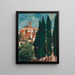 Untitled Painting Saint-Paul-de-Vence - Francis Picabia — framed artwork on a wall