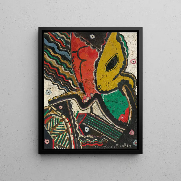 Untitled Venice - Francis Picabia — framed artwork on a wall