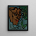 Head of Fauna - Francis Picabia — framed artwork on a wall