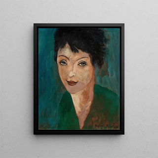 Head of Woman - Francis Picabia — framed artwork on a wall