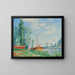 Untitled Painting, Le Loing at Nemours - Francis Picabia — framed artwork on a wall