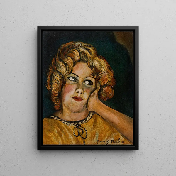 Untitled Painting - Francis Picabia — framed artwork on a wall