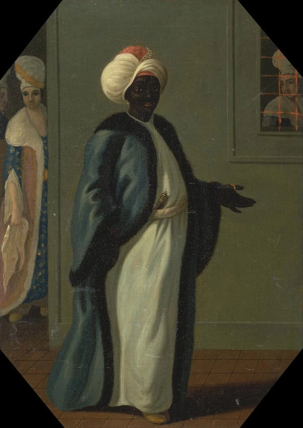 Kisler Aga, Black Eunuchs Chief and First Keeper of the Seraglio - Francis Smith — framed artwork on a wall