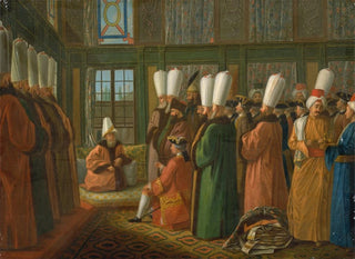 The Grand Vizier Granting Audience to the English Ambassador - Francis Smith — artwork view