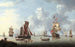 The Landing of the Prince of Marines at Spithead - Francis Swaine — artwork view
