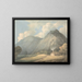Craig yr Aderyn near Llanfihangel-y-Pennant - Francis Towne — framed artwork on a wall