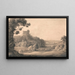 Château d'Oakhampton - Francis Towne — framed artwork on a wall