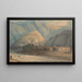 La Grange à la tête du lac de Keswick - Francis Towne — framed artwork on a wall