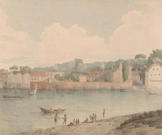 Escaliers de Vauxhall depuis Millbank, 5 juillet 1797 - Francis Towne — artwork view