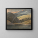 View of Lake Maggiore at Twilight - Francis Towne — framed artwork on a wall