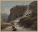 Cascade between Chiavenna and Mount Splügen - Francis Towne — artwork view