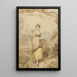 Francis Wheatley - Girl Gathering Firewood.webp