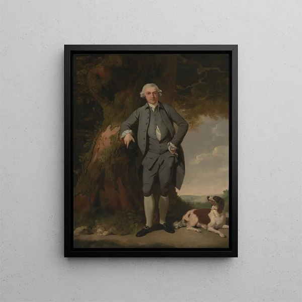 Monsieur Bentley - Francis Wheatley — framed artwork on a wall